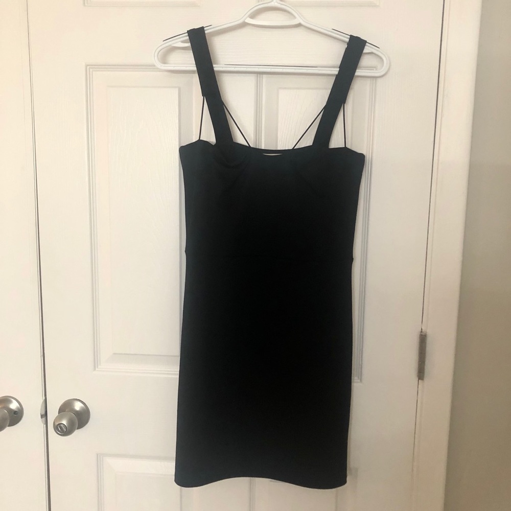 Strappy LBD Black Cocktail Dress